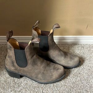 Heeled Boots- Rustic Brown